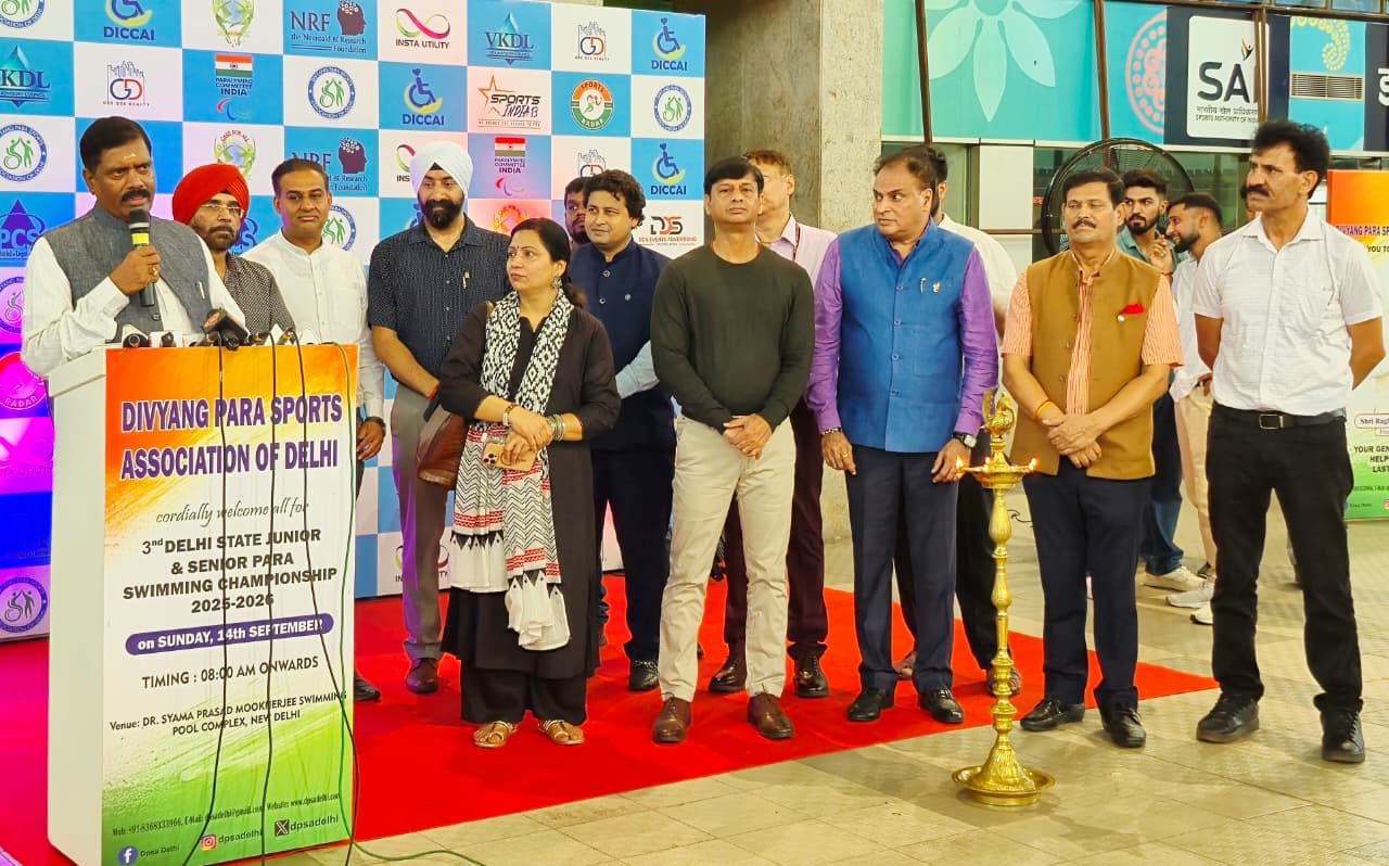 3rd Delhi State Para Swimming Championship 2025 Concludes with Record Participation in New Delhi