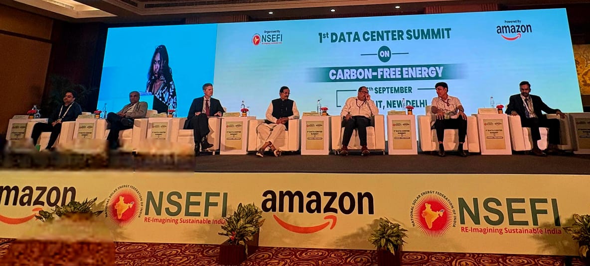 NSEFI and Amazon host landmark Carbon-Free Energy Data Center Summit; Minister Shripad Yesso Naik leads inauguration