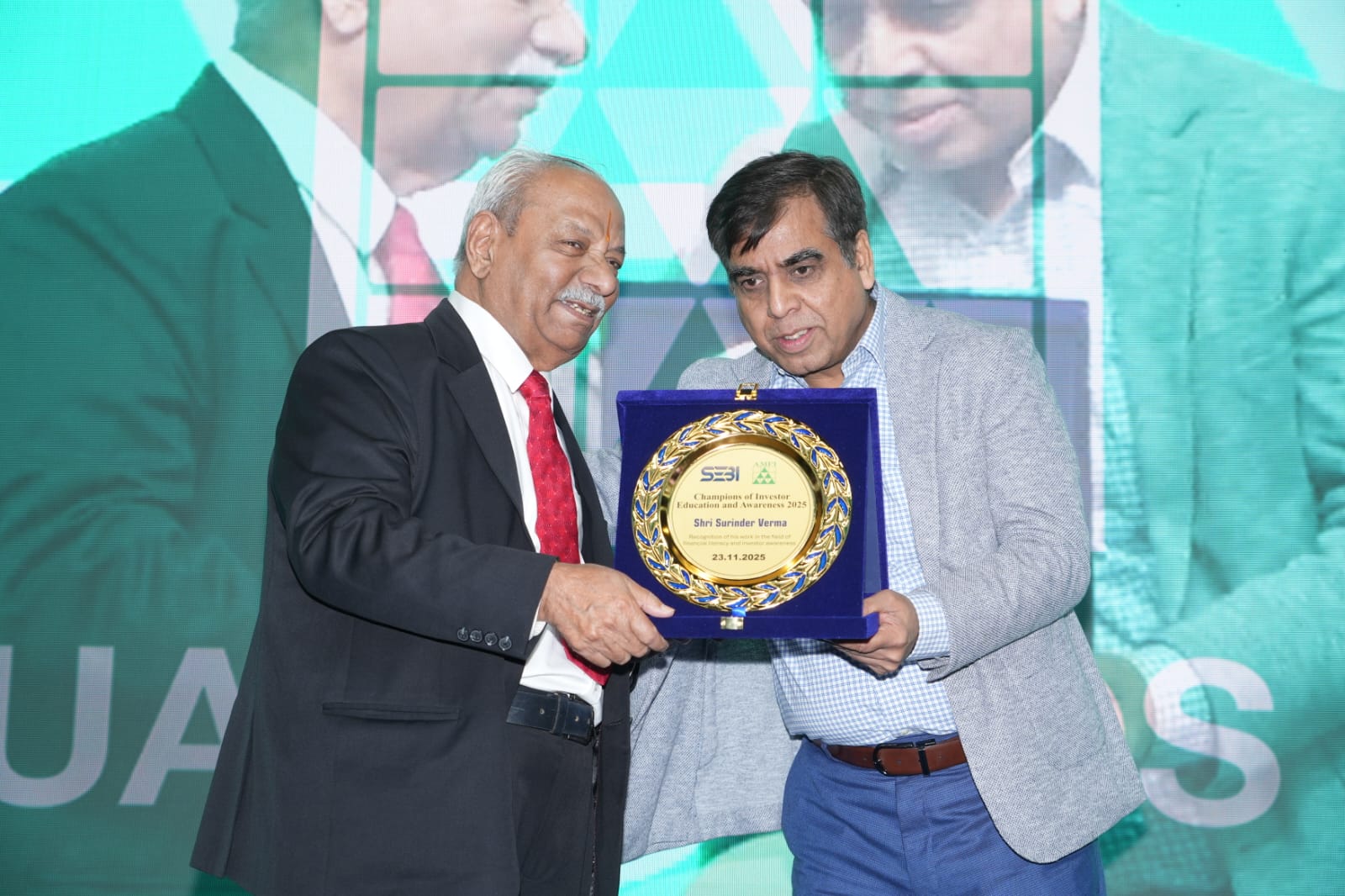 AMFI Recognises Surinder Verma for His Remarkable Efforts in Advancing Investor Education and Awareness