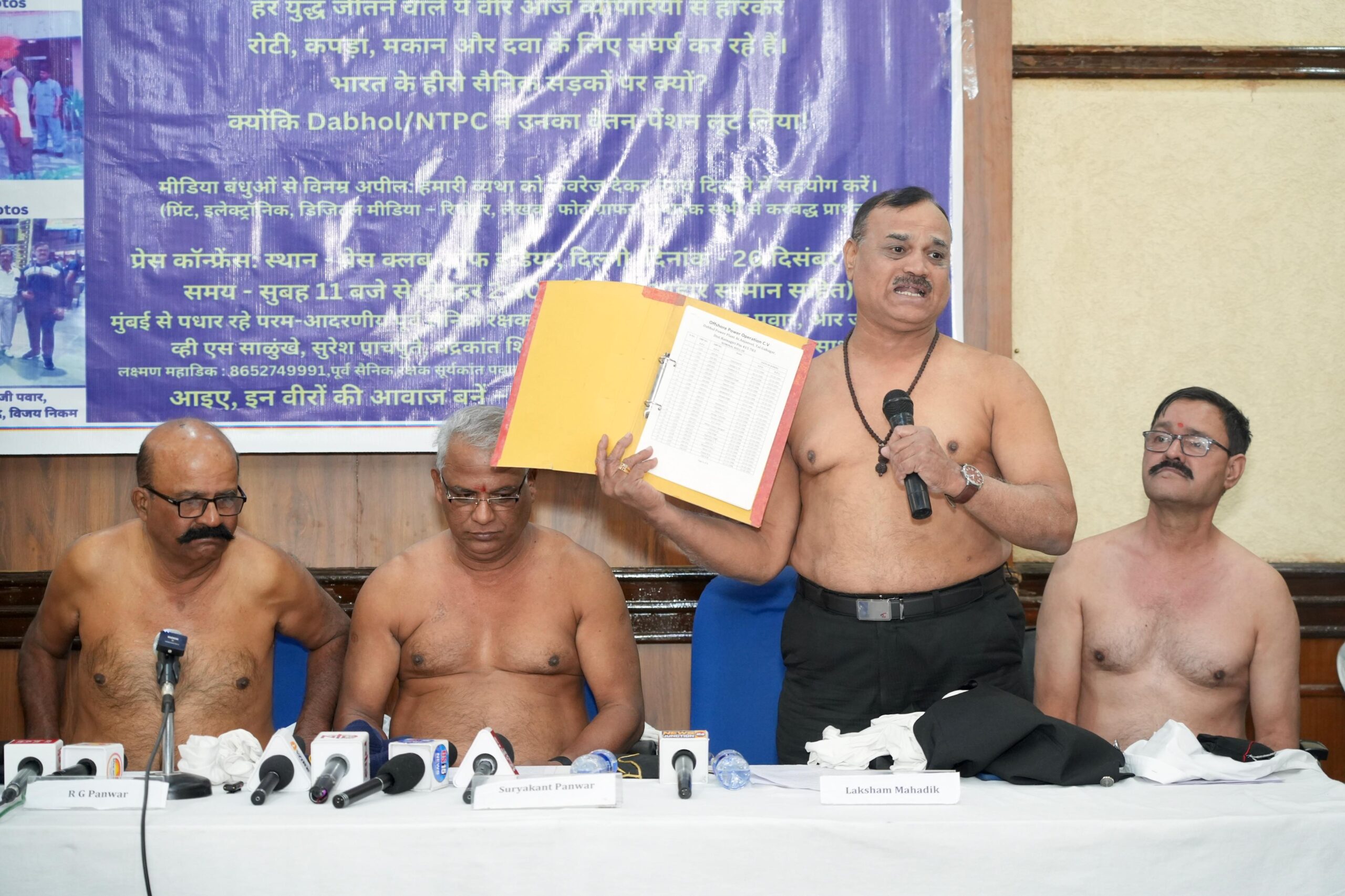 Ex-Servicemen Demand 24-Year Pending Salaries and Pensions, Warn of Indefinite Protest in Delhi