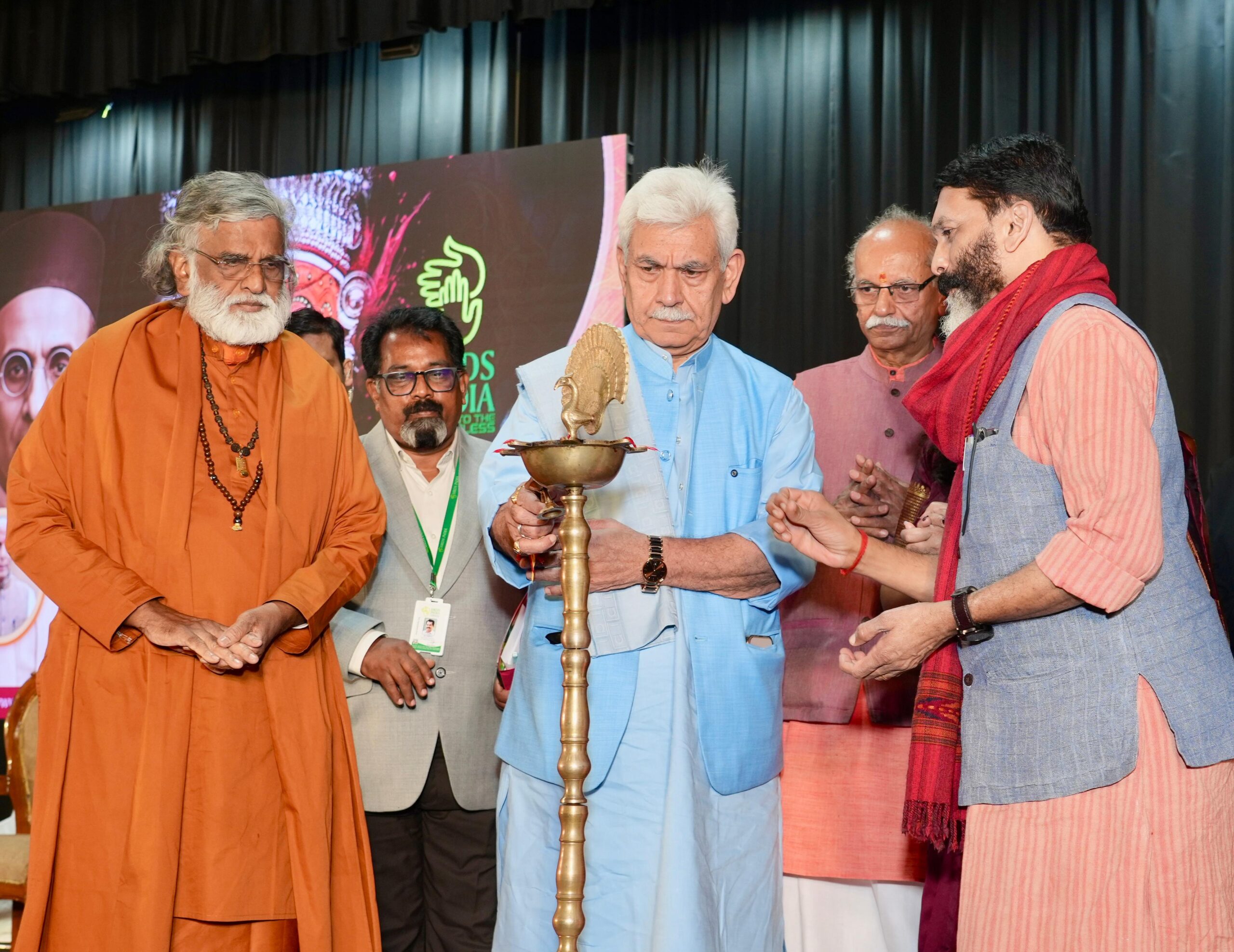 Hon’ble J&K LG Manoj Sinha Honours Global Trailblazers at HRDS INDIA’s Veer Savarkar International Impact Awards 2025
